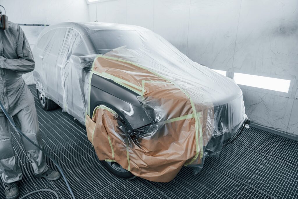 car paint repair in Langley