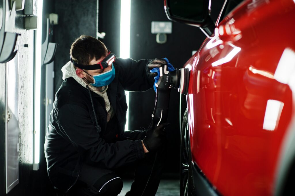 vehicle painting in Langley